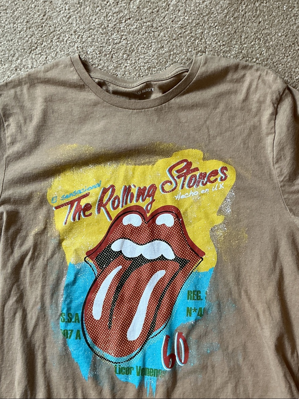 The Rolling Stones Kids Graphic Tee - Brown - Picture 2 of 3
